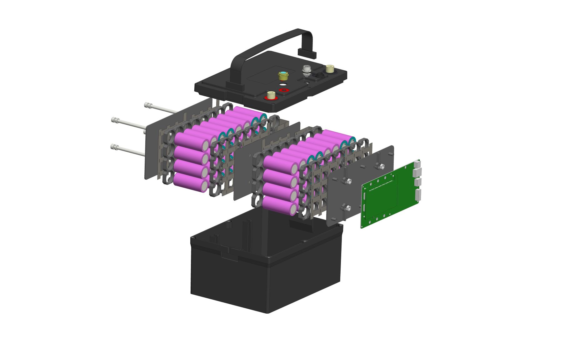 AMR battery, AGV battery exploded view drawing.jpg